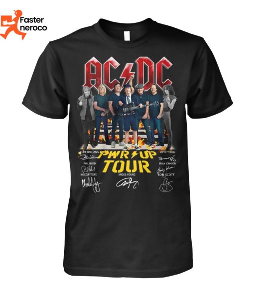 AC DC PWR UP Tour Signature T-Shirt