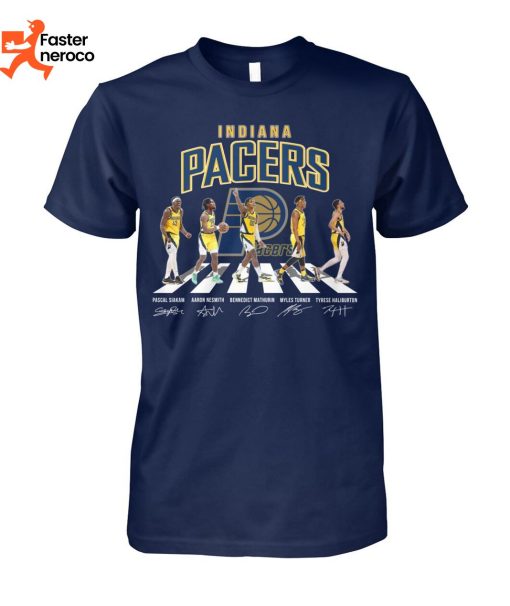 Indiana Pacers Basketball Signature T-Shirt