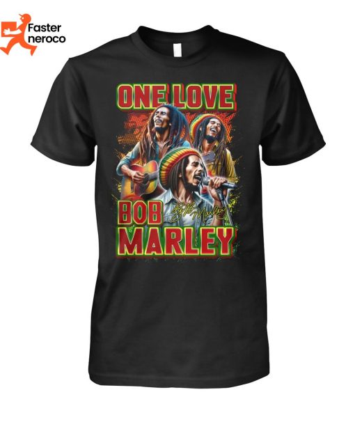 One Love Bob Marley Signature T-Shirt