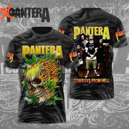 Pantera Cowboys From Hell Design 3D T-Shirt