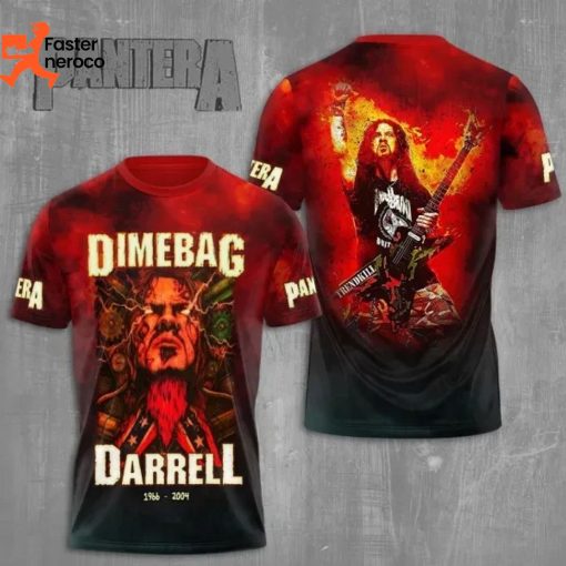 Pantera Dimebag Darrell 1966-2004 Design 3D T-Shirt