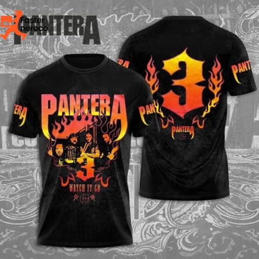 Pantera Watch It Go Design 3D T-Shirt