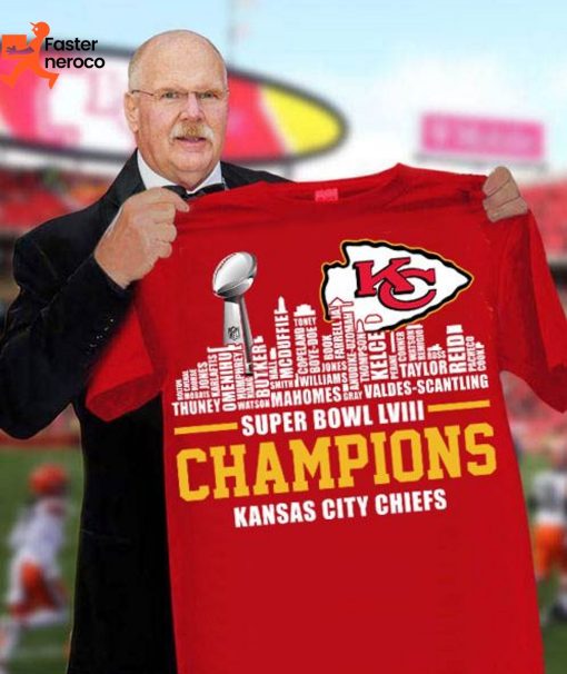 Super Bowl LVIII Kansas City Chiefs Champions Unisex T-Shirt