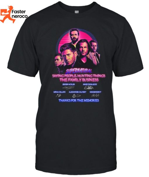 Supernatural Thank You For The Memories Signature T-Shirt