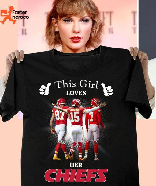 This Girl Love Her Kansas City Chiefs Signature T-Shirt