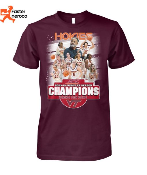 2023 -2024 Regular Season Champions Virginia Tech Hokies T-Shirt