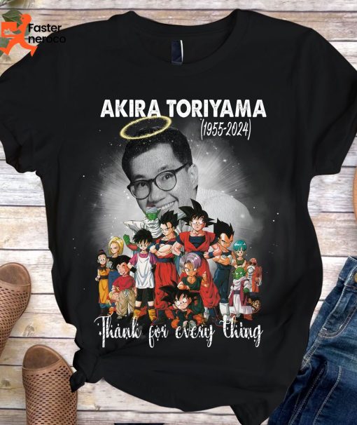 Akira Toriyama 1955-2024 Thank For Every Thing T-Shirt