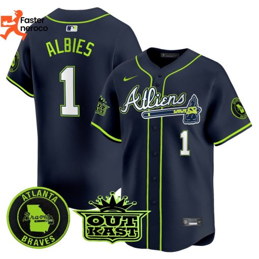 Atlanta Braves Ozzie Albies Baseball Jersey