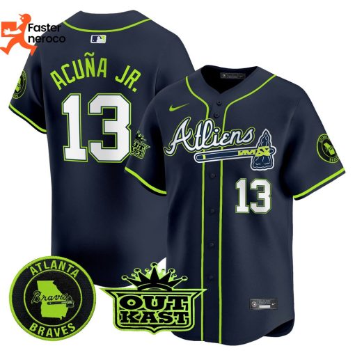 Atlanta Braves Ronald Acuna Baseball Jersey