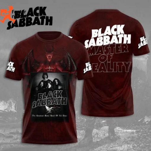 Black Sabbath Master Of Reality 3D T-Shirt