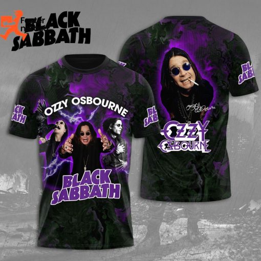 Black Sabbath Ozzy Osbourne Signature 3D T-Shirt