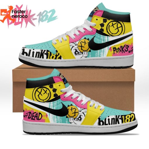 Blink-182 Punks Not Dead Air Jordan 1 High Top