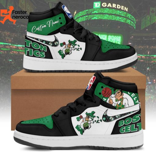 Boston Celtics Custom  Air Jordan 1 High Top