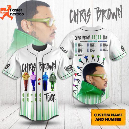 Chris Brown 11 11 Tour Baseball Jersey