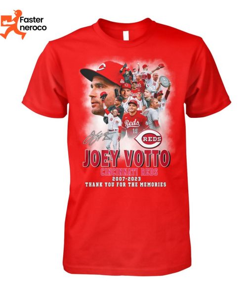 Cincinnati Reds Joey Votto 2007-2023 Thank You For The Memories T-Shirt
