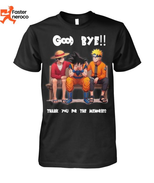 Dragonball Good Bye Thank You For The Memories T-Shirt