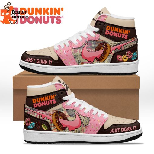 Dunkin Donuts Just Dunk It Air Jordan 1 High Top