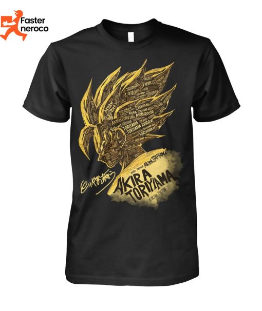 Goku Dragonball Akira Toriyama Signature T-Shirt