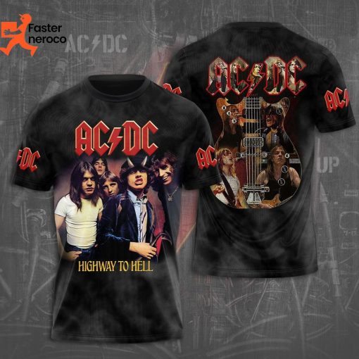 Highway To Hell AC DC Design 3D T-Shirt