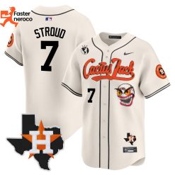 Houston Astros Cactus Jack CJ Stroud 7 Baseball Jersey