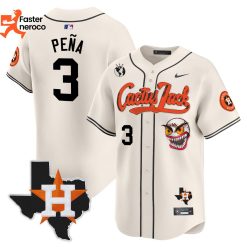 Houston Astros Cactus Jack Jeremy Pena 3 Baseball Jersey