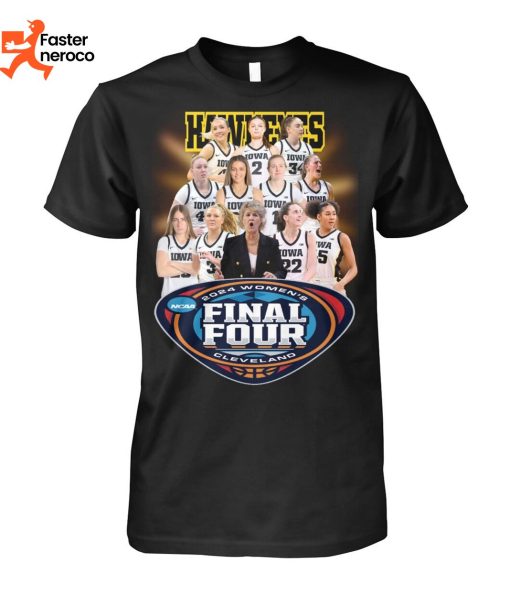 Iowa Hawkeyes 2024 Women Final Four Cleveland T-Shirt