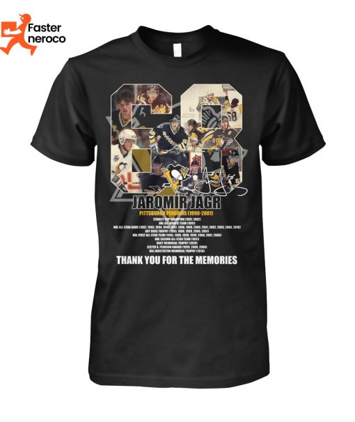 Jaromir Jagr Pittsburgh Steelers Thank You For The Memories T-Shirt