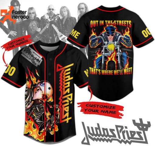 Judas Priest Out In The Streets That Where We Ii Meet Baseball Jersey