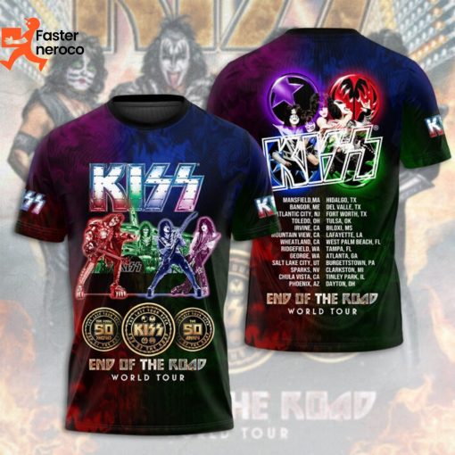 KiSS End Of The Road World Tour 3D T-Shirt