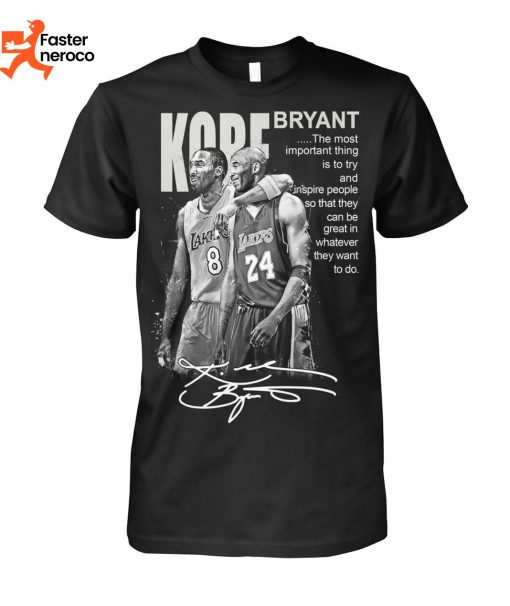 Kobe Bryant Signature Los Angeles Lakers T-Shirt