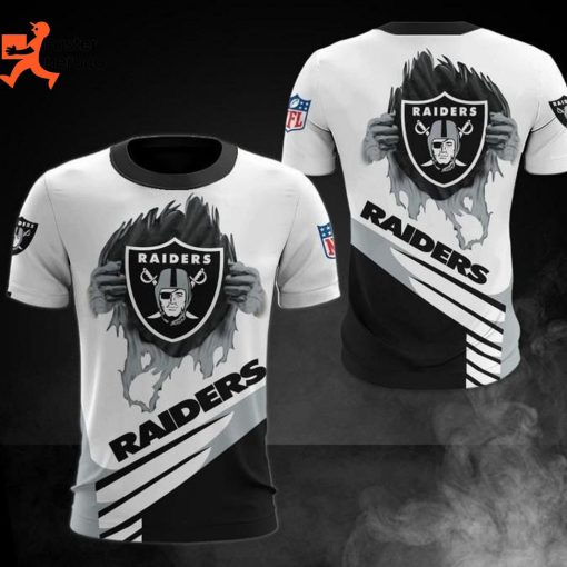 Las Vegas Raiders Logo Design 3D T-Shirt