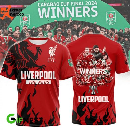 Liverpool The Red Winners Design 3D T-Shirt