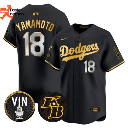 Los Angeles Dodgers 18 Yoshinobu Yamamoto Baseball Jersey