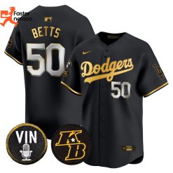 Los Angeles Dodgers 50 Mookie Betts Baseball Jersey