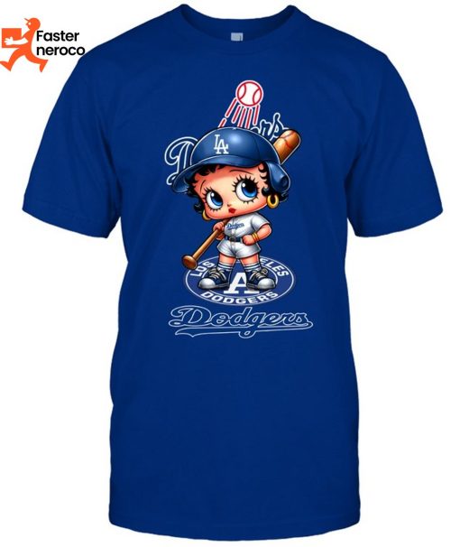 Los Angeles Dodgers Baseball Girl T-Shirt