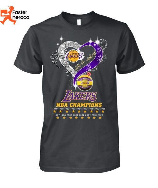 Los Angeles Lakers NBA Champios T-Shirt