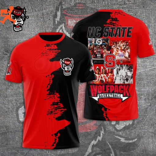 NC State Wolfpack Basketball 3D T-Shirt