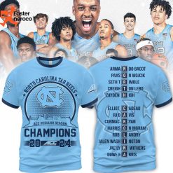 North Carolina Tar Heels ACC Regular Champions 2024 3D T-Shirt