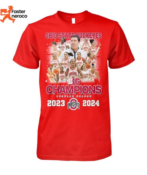 Ohio State Buckeyes Big Champions Regular Season 2023-2024 T-Shirt