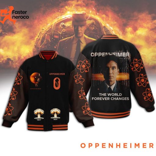 Oppenheimer The WorldForever Changers Baseball Jacket