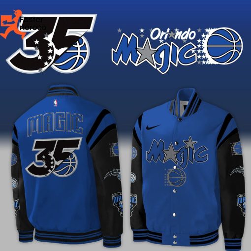 Orlando Magic Basketball Team 35 Baseball Jacket
