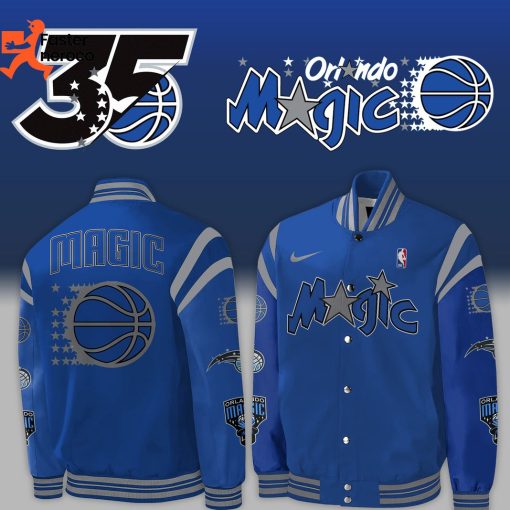 Orlando Magic Basketball Team Baseball Jacket