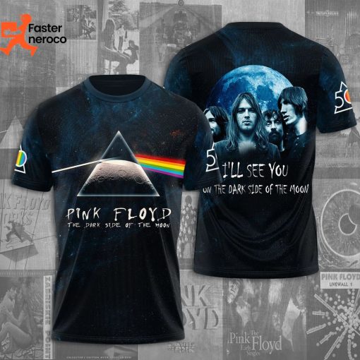 Pink Floyd The Dark Side Of The Moon I Will See You On The Dark Side Of The Moon 3D T-Shirt