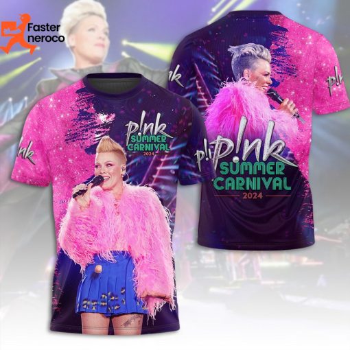 Pink Summer Carnival 2024 3D T-Shirt