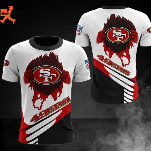 San Francisco 49ers Logo Design 3D T-Shirt