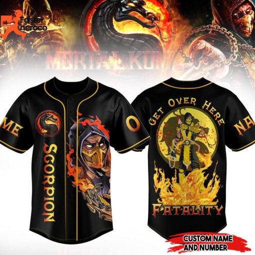 Scorpion Get Over Here Fatality Baseball Jersey