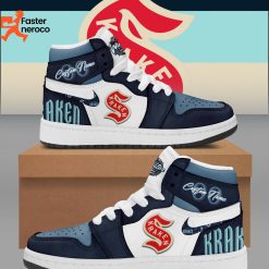 Seattle Kraken Jordan Eberle Air Jordan 1 High Top