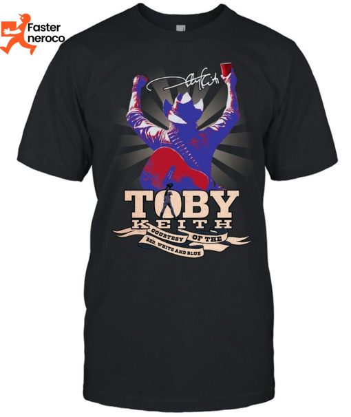 Signature Toby Keith Courtesy Of The Red White And Blue T-Shirt