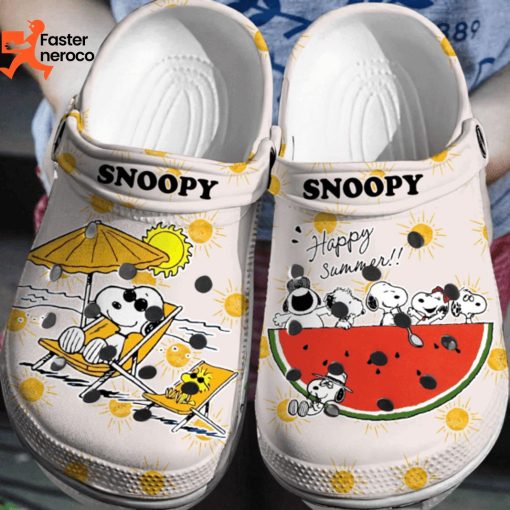 Snoopy Happy Summer Crocs