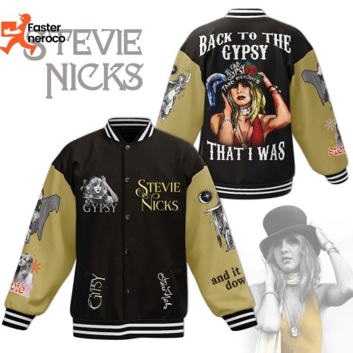 Stevie Nicks Back To The Gypsy That I Was Baseball Jacket